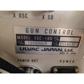 ULVAC EGC-16D Gun Control module